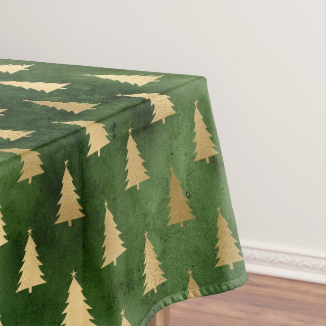 Nappe Arbre de Noël hivernal en papier d'aluminium vert  (In Situ)