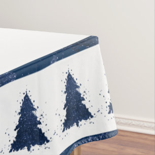Nappe Arbre de Noël Moody   Classy Dark Navy Bleu