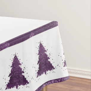 Nappe Arbre de Noël Moody   Plum profond