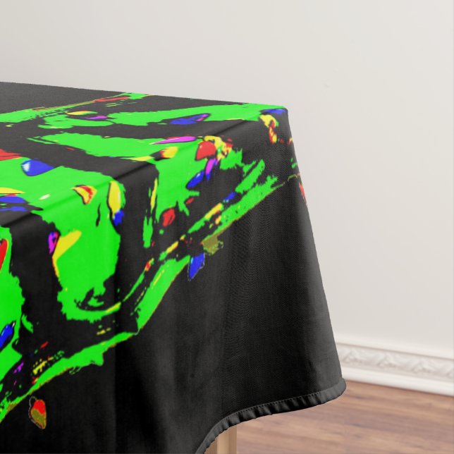 Nappe Arbre de Noël punk (In Situ)