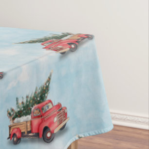 Nappe Arbre de Noël vintage Red Truck