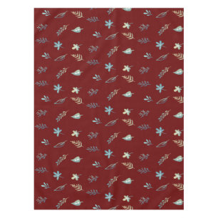 Nappe arbre feuille botanique élégant simple aquarelle b