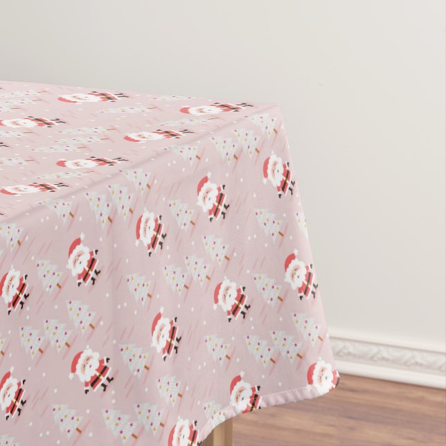 Nappe Arbres de Noël et Père Noël (In Situ)