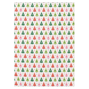 Nappe Arbres de Noël Moyenne Siècle