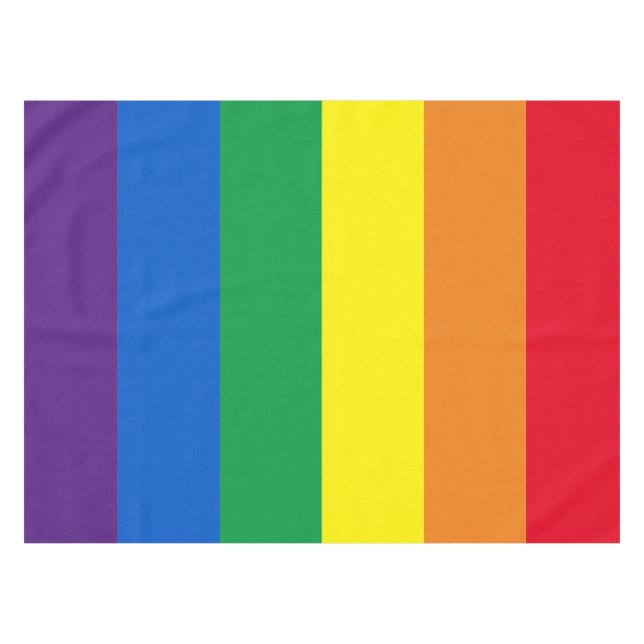 Nappe Arc-en-ciel couleurs Lgbt drapeau gay (Devant (Horizontal))