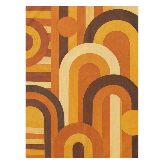 Nappe Arches and Sunspots Retro MCM Geometric Design (Devant)