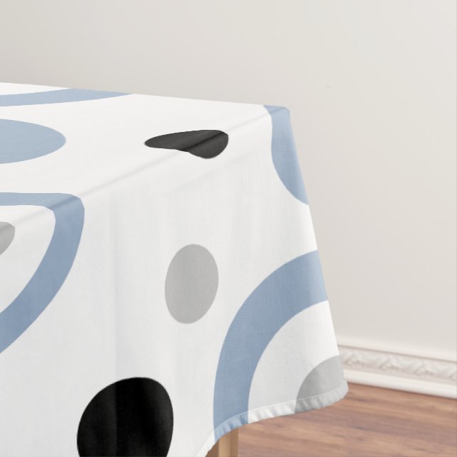 Nappe Ardoise géométrique en gras bleu (In Situ)