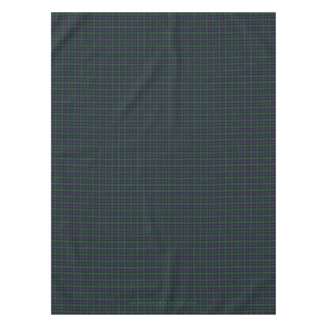Nappe Argyll District Tartan avec monogramme / nom (Devant)