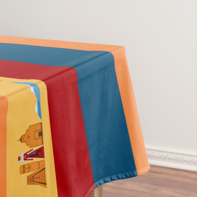 Nappe Arménie Tissu en coton personnalisé, 52"x70" (In Situ)