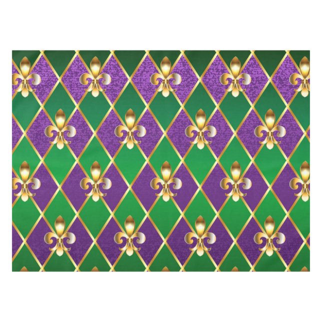Nappe Arrière - plan de bijoux Mardi Gras (Devant (Horizontal))
