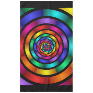 Nappe Arrondi et psychédélique coloré Art moderne fracta