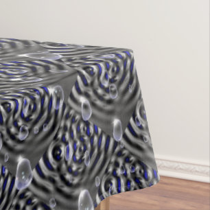 Nappe Arrosage sur métal gris bleu
