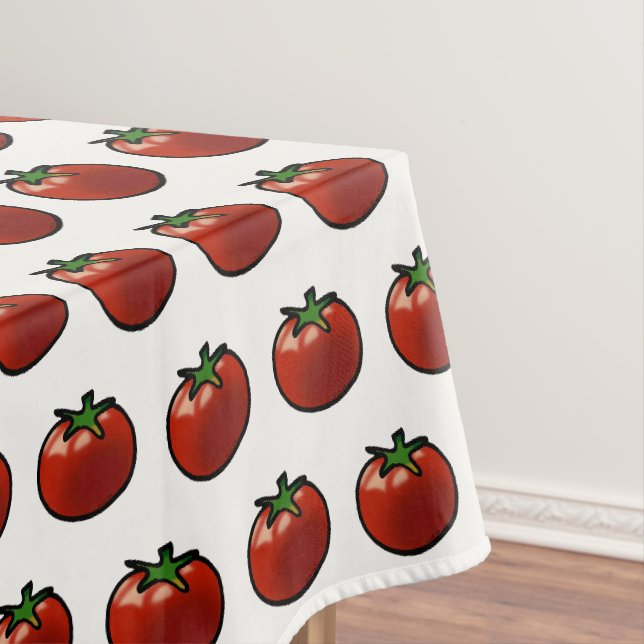 Nappe Art botanique de tomate rouge rustique (In Situ)