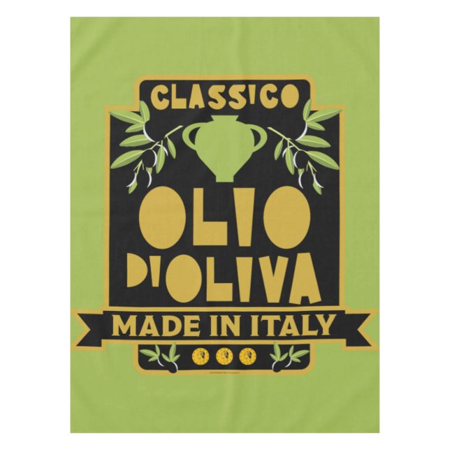 Nappe Art de mur d'huile d'olive italienne (Devant)