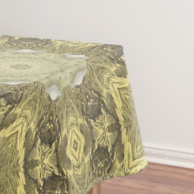 Nappe Art Déco doré vintage Motif Abstrait No2 (In Situ)