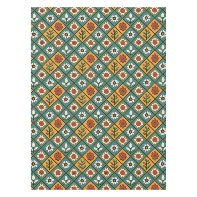 Nappe Art Floral Africain (Devant)