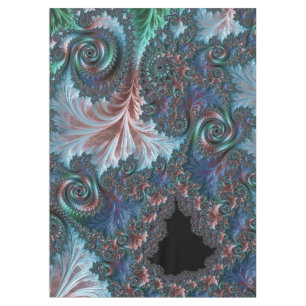 Nappe Art fractal boho hippie coloré groovy Mandelbrot