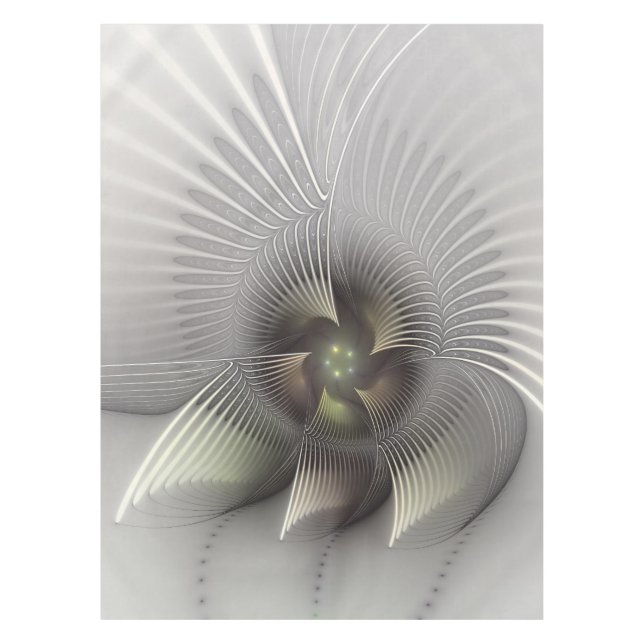 Nappe Art fractal de forme 3D abstraite moderne (Devant)