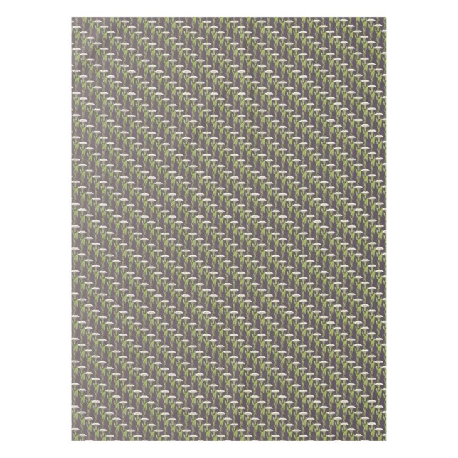 Nappe Art Nouveau sombre Ipomoea papier peint floral art (Devant)