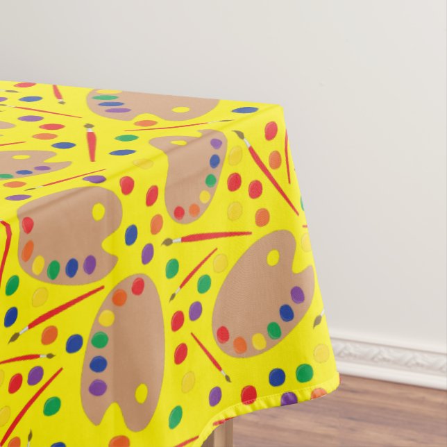 Nappe Art Paint Palette Cute Kid's Birthday Party (In Situ)