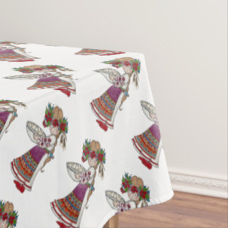 Nappe Art populaire d'Ukrainien de fille de Perogie