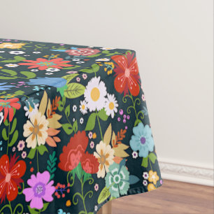 Nappe Art populaire floral mexicain