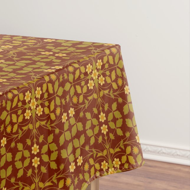 Nappe Arts Et Artisanat Style Fraises Motif (In Situ)