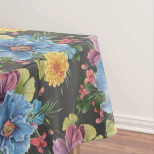 Nappe Assez sombre floral moyen