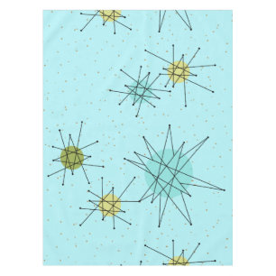 Nappe atomique bleue de Starbursts des oeufs de
