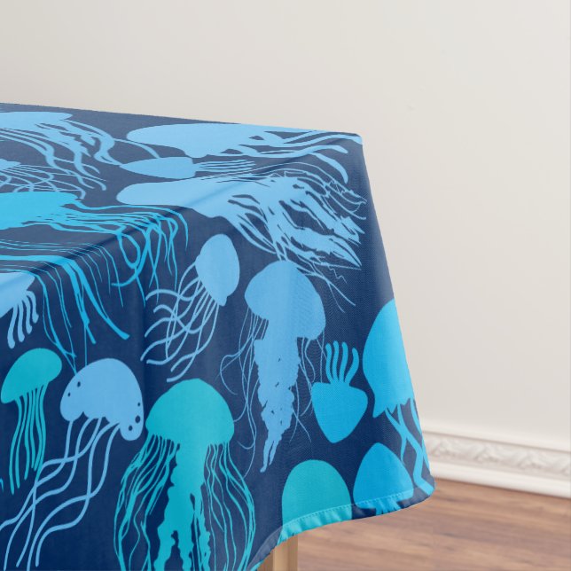 Nappe Attention aux méduses. L Blue.b D Blue BG (In Situ)