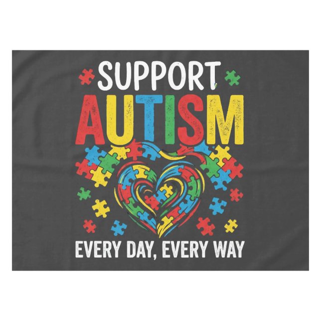 Nappe Autism awareness (Devant (Horizontal))