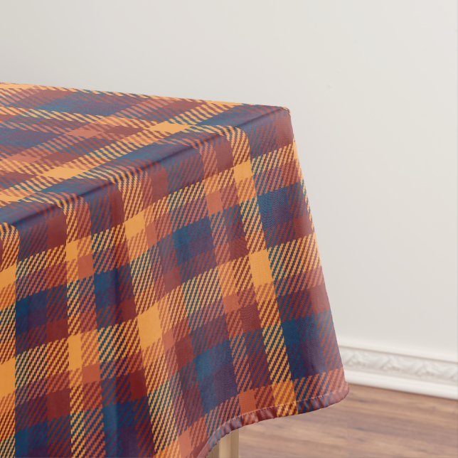 Nappe Automne Automne Tons de Terre Rustique Plaid Motif (In Situ)