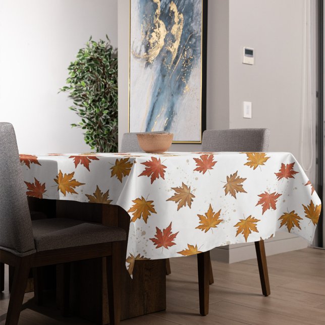 Nappe Automne Feuillage Automne Feuilles D'Automne Végét (Beautiful fall foliage simple maple leaves table cloth)