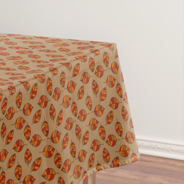 Nappe Automne laisse le Motif feuille rouge sur n'import (In Situ)
