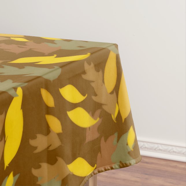 Nappe Autumn Owl Pumpkin Pattern Tablecloth Harvest	 (In Situ)
