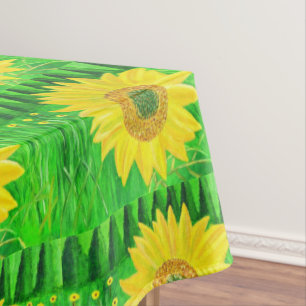 Nappe aux tournesols
