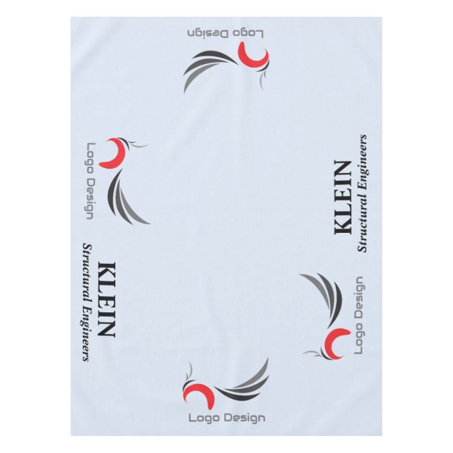 Nappe avec votre logo et texte (Devant)
