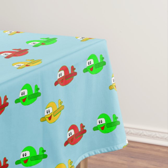 Nappe Avion joyeux de Kawaii (In Situ)