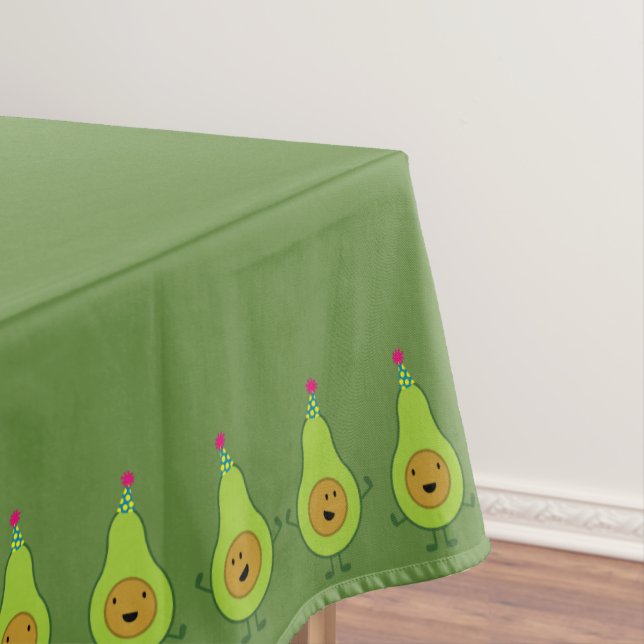Nappe Avocado mignonne première table d'anniversaire (In Situ)