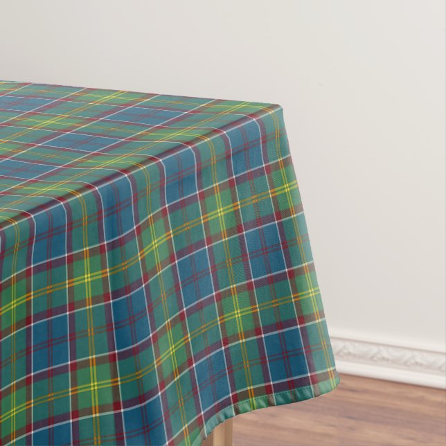 Nappe Ayrshire Scotland District Tartan Tablecloth (In Situ)