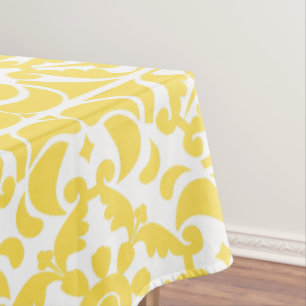 Nappe Azulejos jaune portugais espagnol méditerranéen