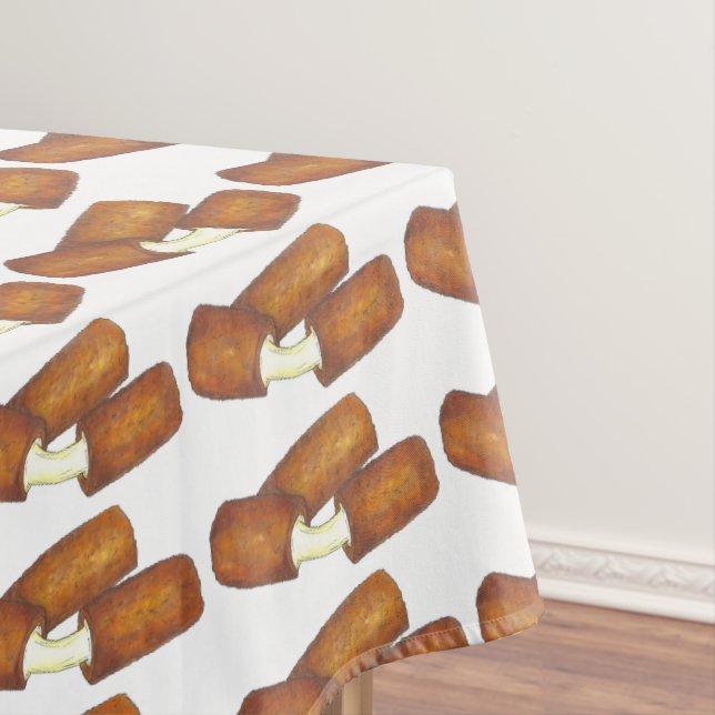 Nappe Baguettes de fromage Mozzarella Motif d'impression (In Situ)