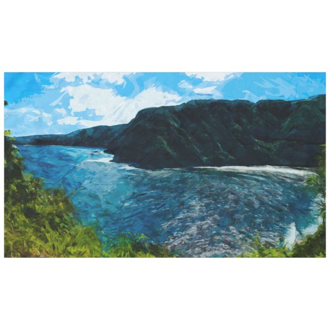 Nappe Baie sur la route vers Hana Maui Hawaii Abstrait (Devant (Horizontal))