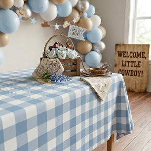 Nappe Bain de bébé cow-boy western bleu poussiéreux et b