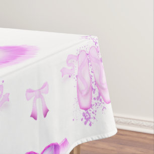 Nappe Ballet rose élégant Anniversaire Tutu & Pointe Cha