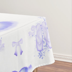 Nappe Ballet violet Anniversaire Tutu & Pointe Chaussure