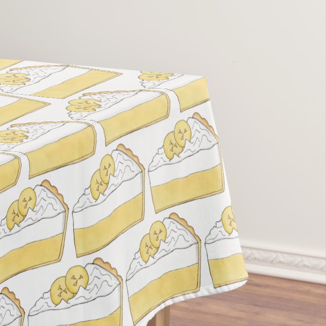 Nappe Banana Cream Pie Slice Dessert Cuisson (In Situ)