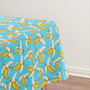 Nappe Banane jaune moderne Motif de fruits tropicaux