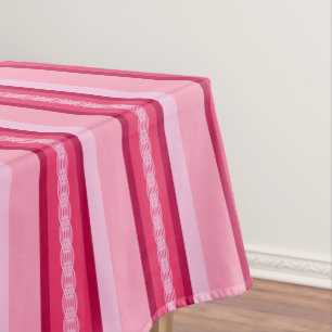 Nappe Bande d'auvent du milieu du siècle - rose et vin