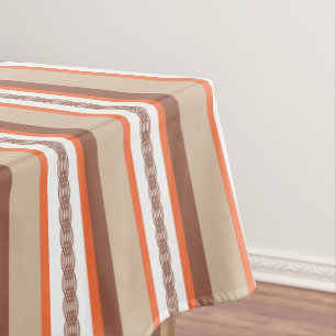 Nappe Bande d'auvent du milieu du siècle - taupe et cora